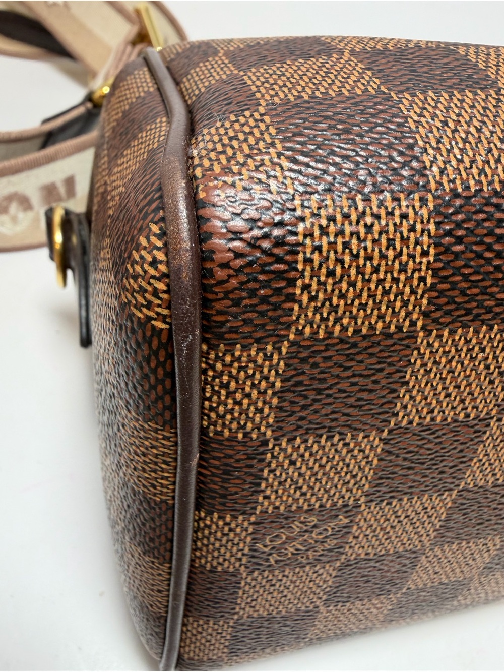 SOLD Louis Vuitton Speedy 20 Bandouliere Damier Ebene w/COA, dust bag & box - Picture 16 of 16